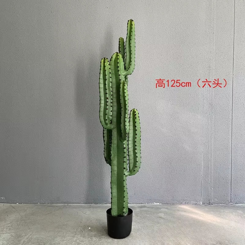 Simulated Green Plants, Fake Cactus, Cactus, Cactus, Large Indoor Window Layout, Landscaping, Simulated Plants