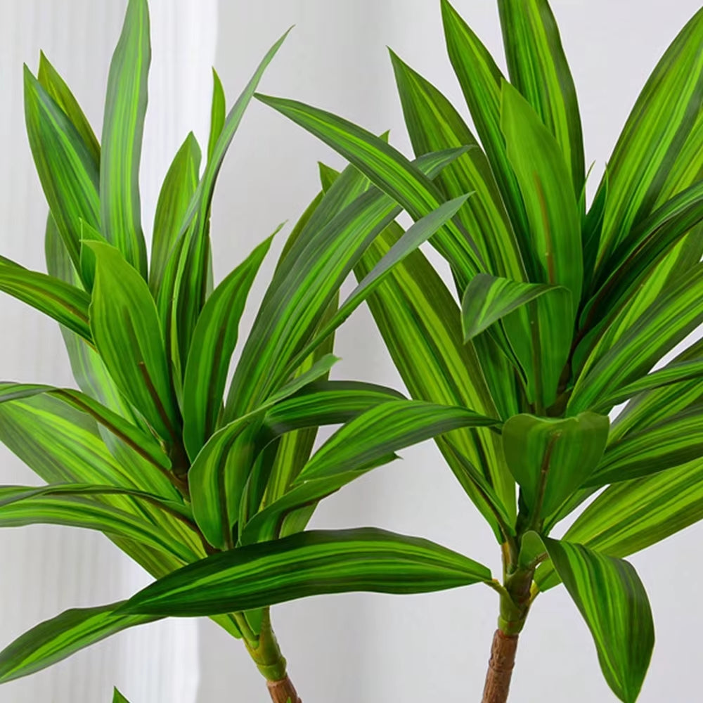 66-98Cm Large Artificial Tropical Plants Fake Green Leaves Faux Brazilwood Leaves Magnolia Foliage for Home Wedding Decor