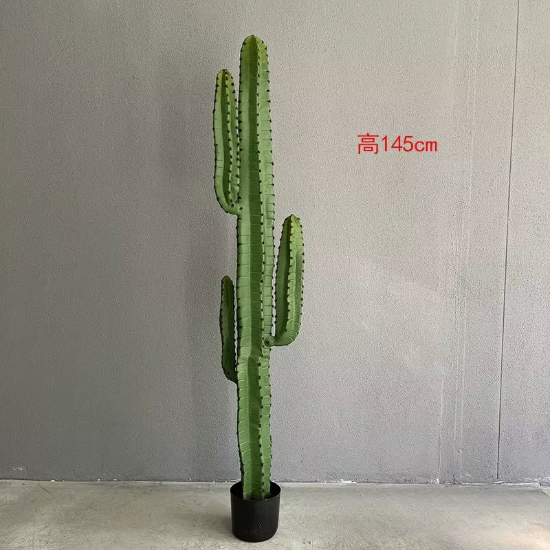 Simulated Green Plants, Fake Cactus, Cactus, Cactus, Large Indoor Window Layout, Landscaping, Simulated Plants
