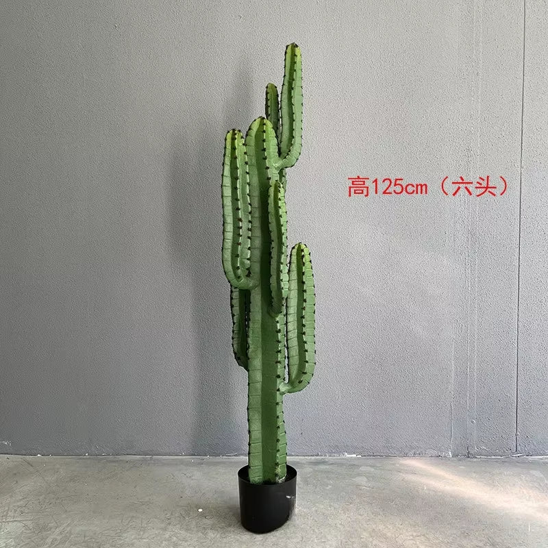 Simulated Green Plants, Fake Cactus, Cactus, Cactus, Large Indoor Window Layout, Landscaping, Simulated Plants