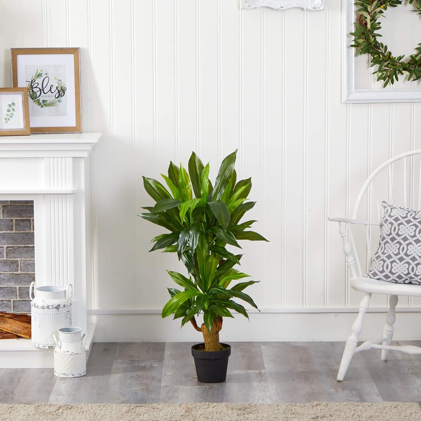 3Ft. Corn Stalk Dracaena Artificial Plant (Real Touch)
