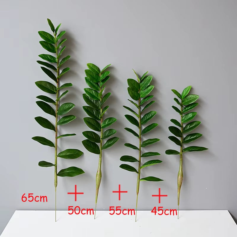51In Fake Plant Large Artificial Ficus Plants Branches Plastic Fake Leafs Green Banyan Tree for Home Bedroom Garden Shop Decor