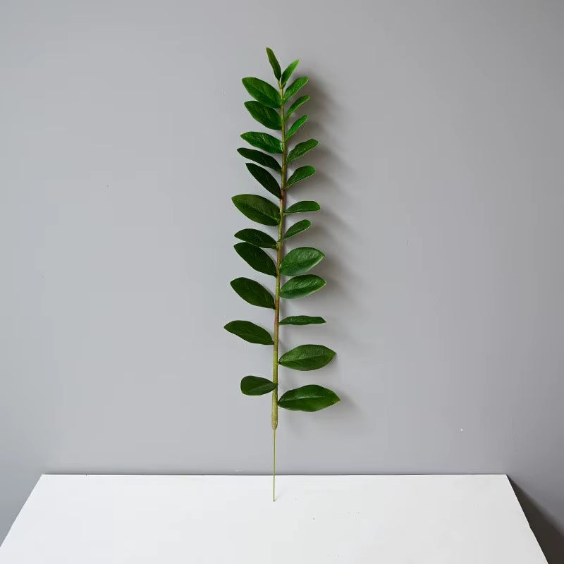 51In Fake Plant Large Artificial Ficus Plants Branches Plastic Fake Leafs Green Banyan Tree for Home Bedroom Garden Shop Decor