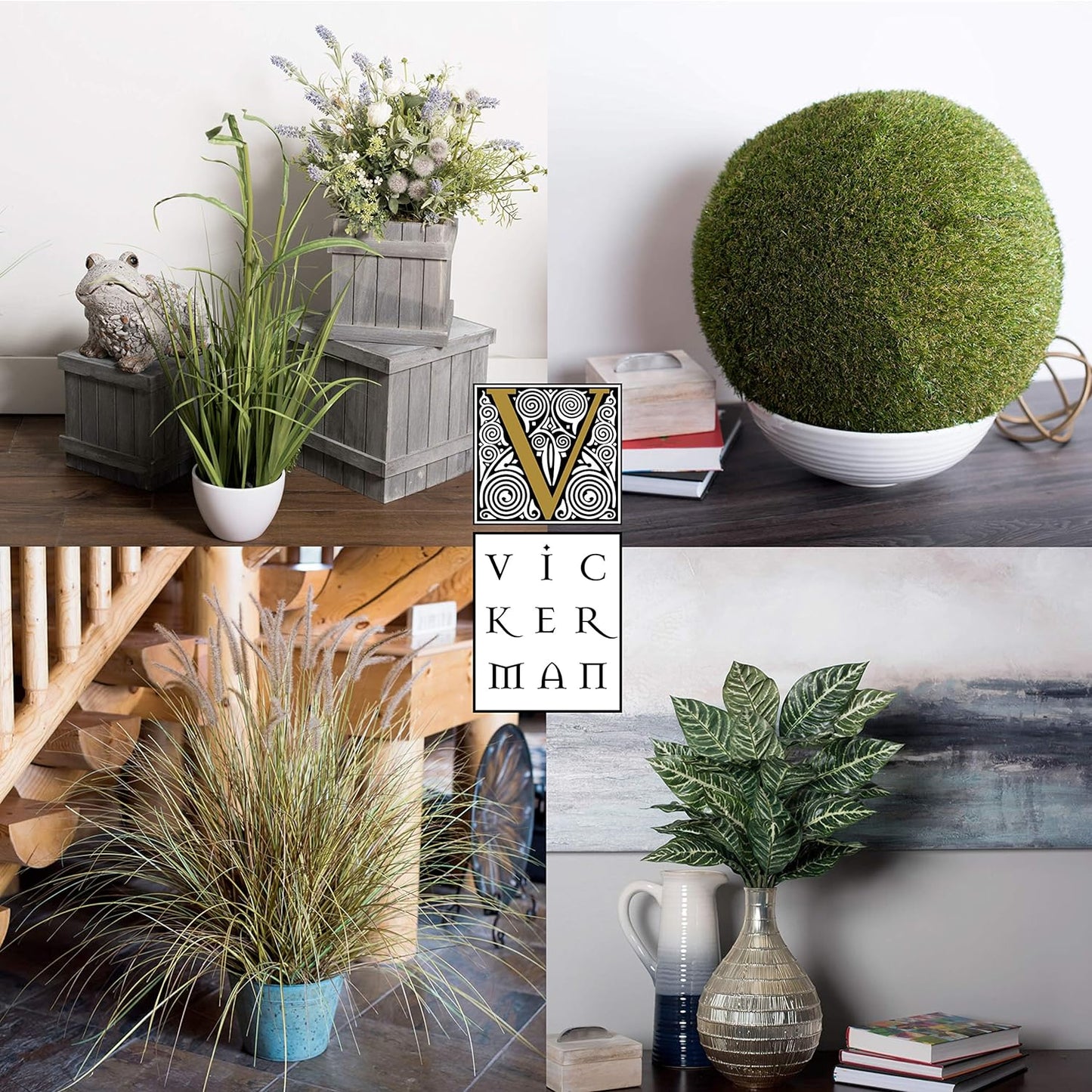 Everyday 36" Artificial Potted Green Ryegrass with Black Plastic Pot - Faux Grass Plant Decor - Home or Office Indoor Greenery Accent - Maintenance Free